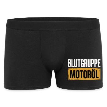 Blood Type Engine Oil Screwdriver Design - Men's Boxer Shorts - black - Front