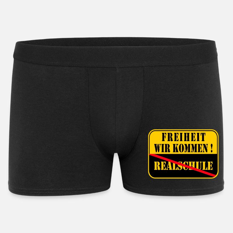 Realschule Geschafft 2026 - Männer Boxer Shorts - Schwarz