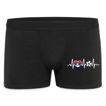 Football en Serbie - Boxer Homme - noir - Devant