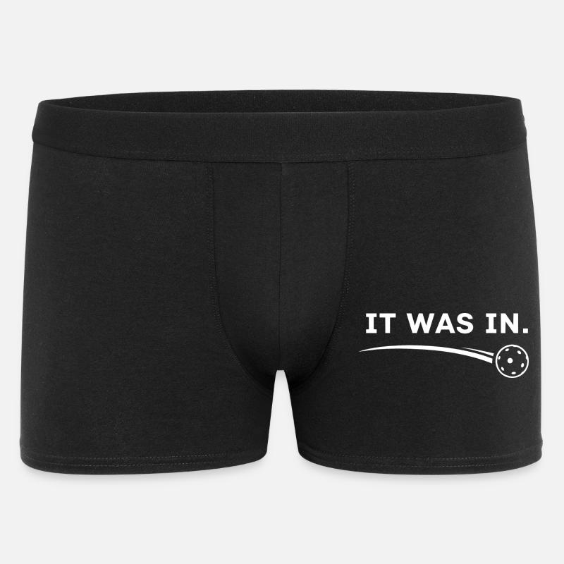 Pickleball-Witz – es war in - Männer Boxer Shorts - Schwarz