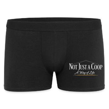 Poulets dans le jardin Style de vie poulet - Boxer Homme - noir - Devant