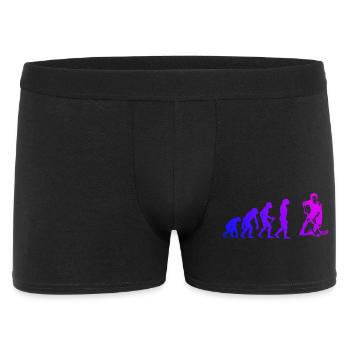 Attention floorball fans, simple statement - Men's Boxer Shorts - black - Front
