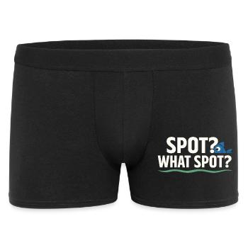 Secret fishing spot – don't ask - Men's Boxer Shorts - black - Front