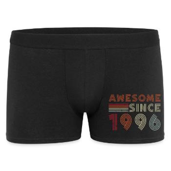 Rétro 1996 – Génial depuis 1996 - Boxer Homme - noir - Devant