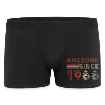 1966 Retro Lines Anniversary Design - Men's Boxer Shorts - black - Front