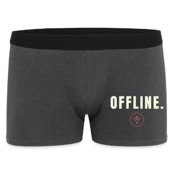 HORS-LIGNE. Design Minimaliste Digital Detox Success Design - Boxer Homme - charbon - Devant