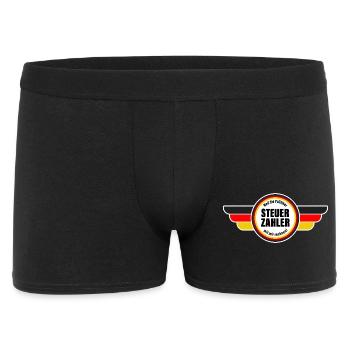 Contribuables - Parce que les politiciens comptent sur moi ! - Boxer Homme - noir - Devant