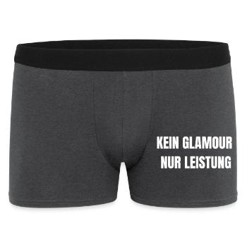 No Glamour Just Performance | Work Shirt - Men's Boxer Shorts - charcoal grey - Front