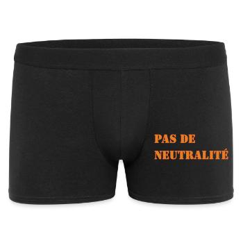 NO NEUTRALITY - Men's Boxer Shorts - black - Front
