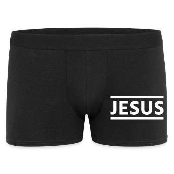 Typographie de Bold Jesus - Boxer Homme - noir - Devant