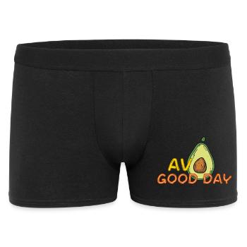 Funny Avo Good Day Avocado Fun Pun Fruit cute Gift - Men's Boxer Shorts - black - Front