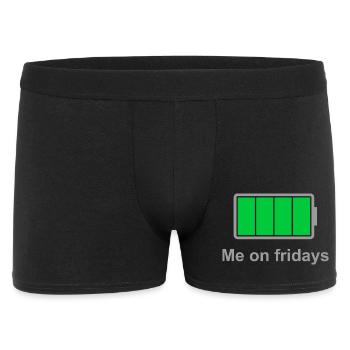Full Battery Fridays - Men's Boxer Shorts - black - Front