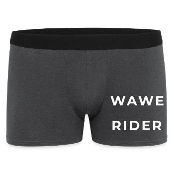 Wave Runner - Männer Boxer Shorts - Anthrazit - Vorne