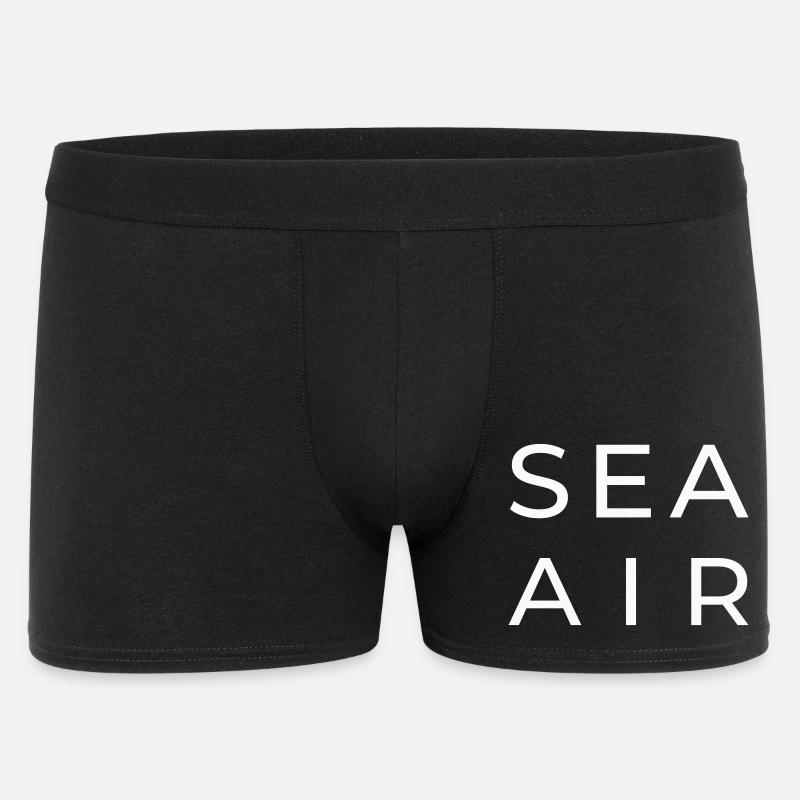 MEERLUFT - Männer Boxer Shorts - Schwarz