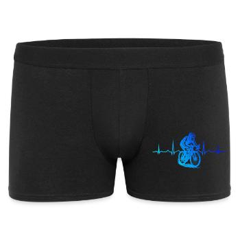 Motif emblématique du vélo de route - Boxer Homme - noir - Devant