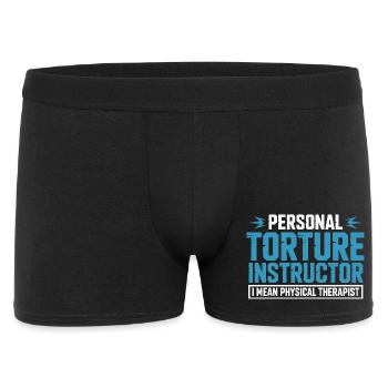 Personal Torture Instructor – Physiotherapy - Men's Boxer Shorts - black - Front