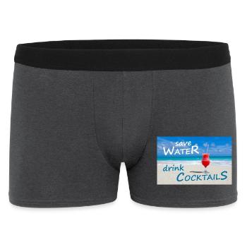 Cocktails - Boxer Homme - charbon - Devant
