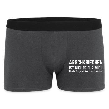 Drôle d’angoisse allemande Arschkriechen Hab Angst im Dunkeln - Boxer Homme - charbon - Devant
