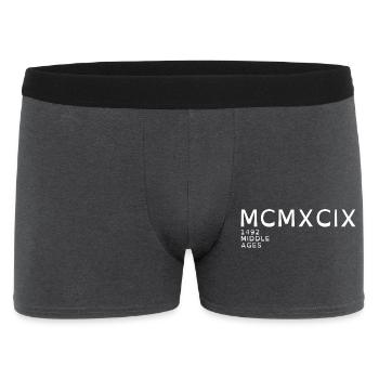 1999_LINE_white - Boxer Homme - charbon - Devant