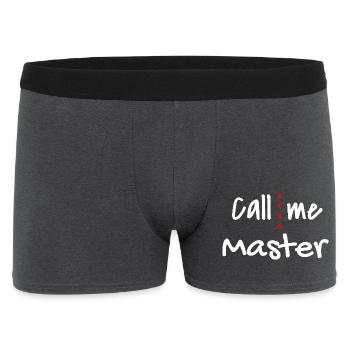 Master 2026 Diplôme - Boxer Homme - charbon - Devant