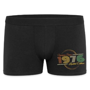 Unique 50e anniversaire Vintage 1976 Rétro - Boxer Homme - noir - Devant