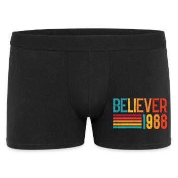 Believe 1986 Rainbow Retro - Men's Boxer Shorts - black - Front