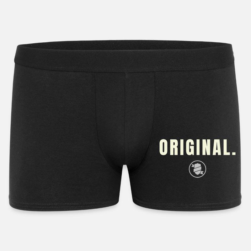 Original. Success Edition - Silver Shield - Männer Boxer Shorts - Schwarz