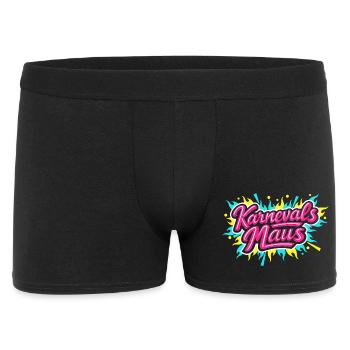 Karnevalsmaus Lustig Süß Party Geschenk - Männer Boxer Shorts - Schwarz - Vorne