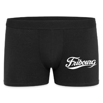 Freiburg im Uechtland / Fribourg - Männer Boxer Shorts - Schwarz - Vorne