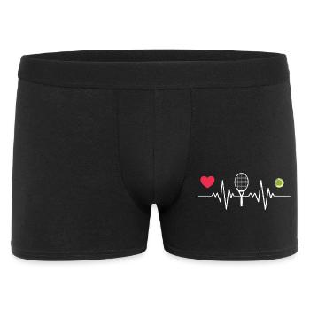 Le tennis est mon battement de cœur - Boxer Homme - noir - Devant