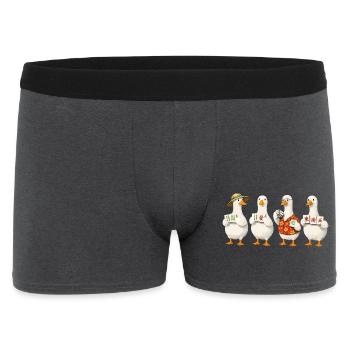 Oie de Mahjong - Boxer Homme - charbon - Devant