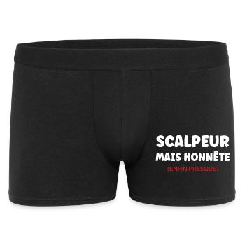 Scalpeur Honnête Presque - Boxer Homme - noir - Devant