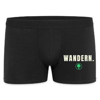 HIKING. Success Edition – Minimalist Outdoo - Men's Boxer Shorts - black - Front