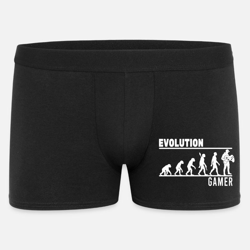 evolution gamer - Männer Boxer Shorts - Schwarz