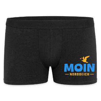North Sea Holiday MOIN NORDDEICH Funny - Men's Boxer Shorts - black - Front
