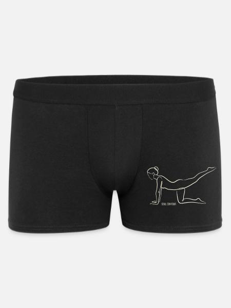 SOUL CONTOUR - Vyaghrasana - Männer Boxer Shorts - Schwarz