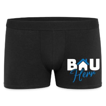 Construction Helmet House Logo - Men's Boxer Shorts - black - Front