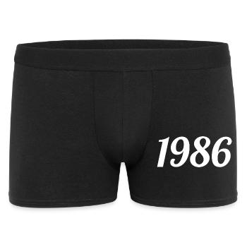 1986 Vintage 1986 Retro Birthday 1986 Gift - Men's Boxer Shorts - black - Front