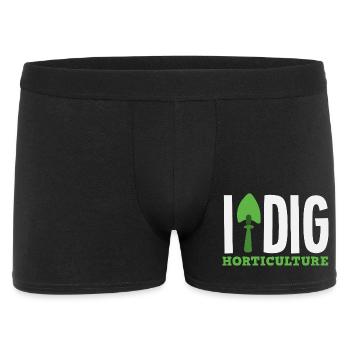 Horticulture Digging Plant Lover Garden Gardener - Men's Boxer Shorts - black - Front