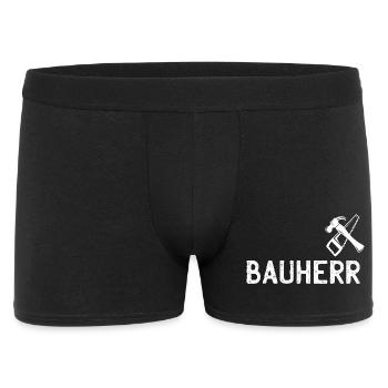 Bauherr DIY Werkzeug Emblem - Männer Boxer Shorts - Schwarz - Vorne