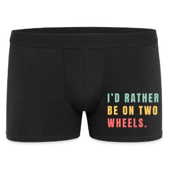 Better on two wheels - Men's Boxer Shorts - black - Front