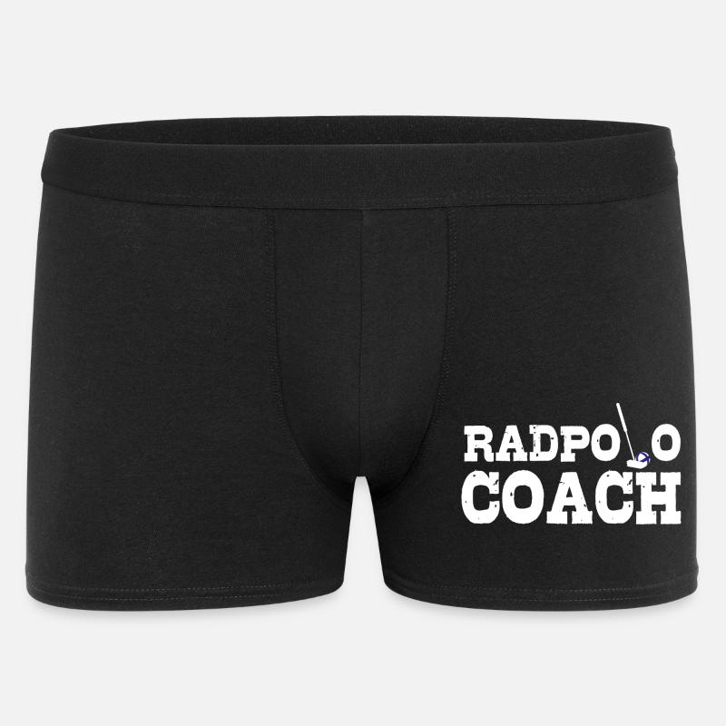 Radpolo Coach  - Männer Boxer Shorts - Schwarz
