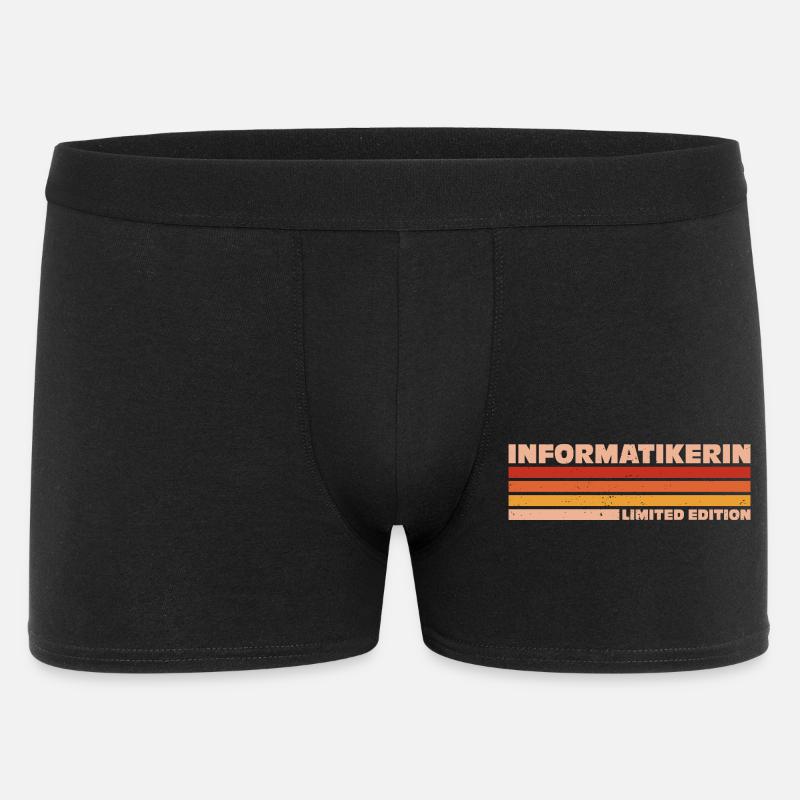 Informatikerin Informatiker Programmiererin - Männer Boxer Shorts - Schwarz