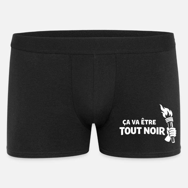 Es wird ganz schwarz sein - Männer Boxer Shorts - Schwarz