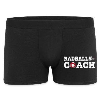 Radball Coach, Radball, Radballer, Hallenradsport - Men's Boxer Shorts - black - Front