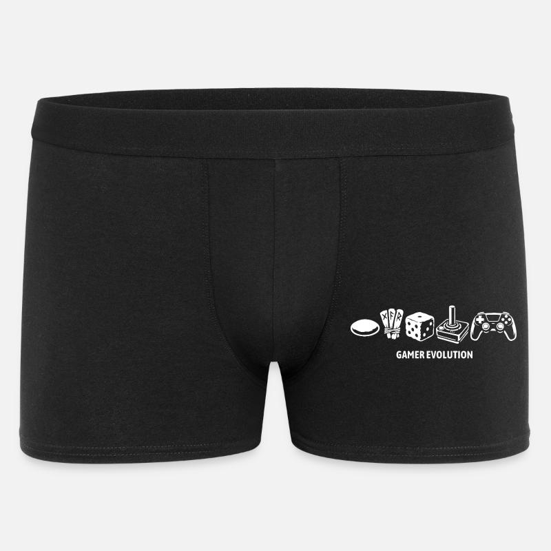 Controller Evolution | Gamer - Männer Boxer Shorts - Schwarz