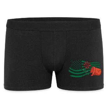 American Gardener Pflanzenliebhaber Pflanzen - Männer Boxer Shorts - Schwarz - Vorne