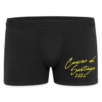 Camino de Santiago 2026 buen camino shell - Men's Boxer Shorts - black - Front