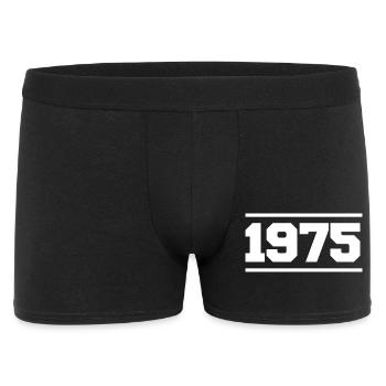 1975 Cadeau rétro 1975 original 1975 - Boxer Homme - noir - Devant