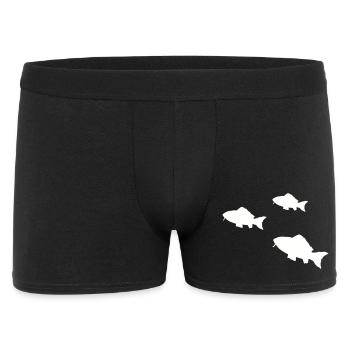 Pisces Tropical Fish Silhouette - Men's Boxer Shorts - black - Front